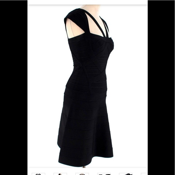 Herve Leger Beatriz Essential A-line Dress - Picture 2 of 10